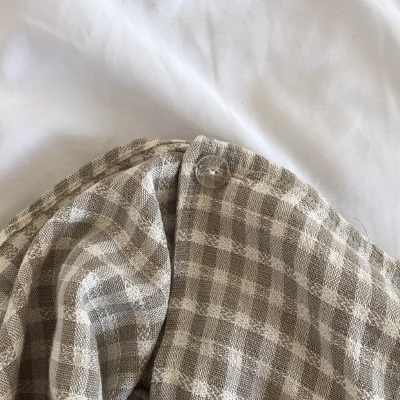 Linen gingham wrap - Picture 8 of 8